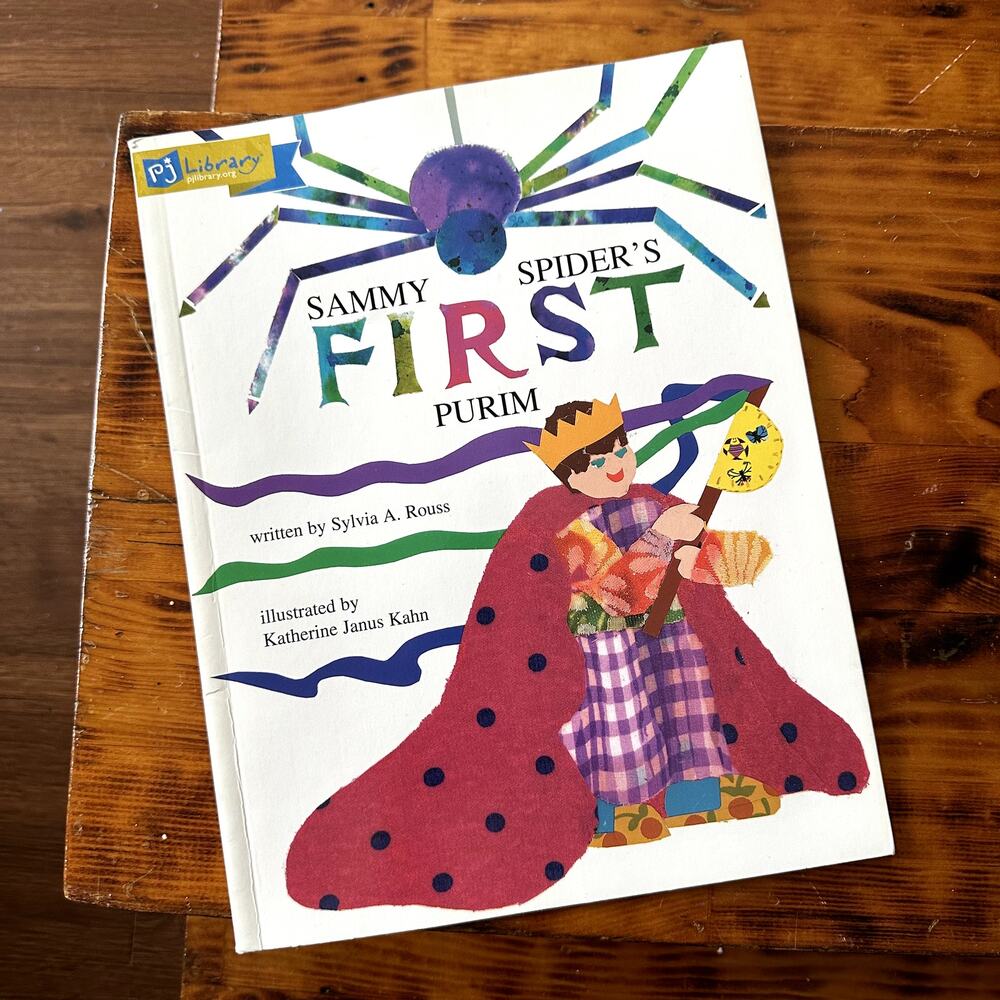 Vintage 2000 Pj Library Sammy Spider's First Purim Jewish Paperback Book